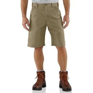 Carhartt Loose Fit Canvas Utility Work Shorts Khaki Size 42